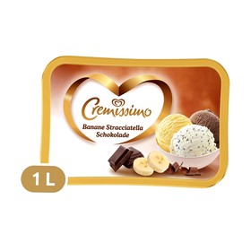 Eskimo Cremissimo Banane, Stracciatella & Schokolade