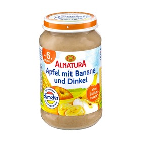Alnatura Apfel mit Banane & Dinkel