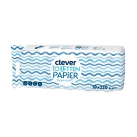 Clever Toilettenpapier 3-lagig 10 Stück