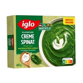 Iglo Cremespinat Laktosefrei 450 g oder Cremespinat 600 g