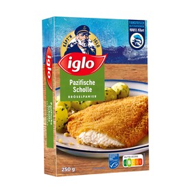 Iglo Scholle paniert