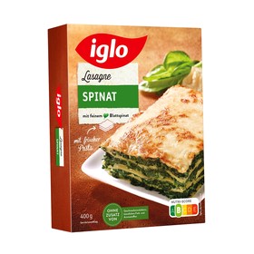 Iglo Spinatlasagne