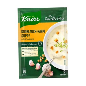 Knorr Die Schnelle Feine Knoblauch-Rahmsuppe