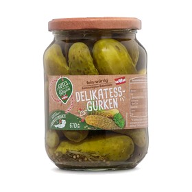 GUTES AUS DER REGION Gurken im Glas, Delikatessgurken