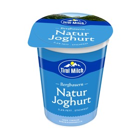 Tirol Milch Bergbauern Naturjoghurt 3,6% stichfest