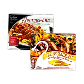 Gourmet-Ente / Knusperente auf Gemüse