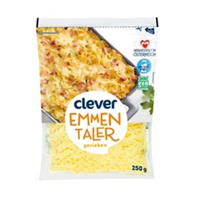 Emmentaler gerieben