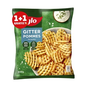 Gitter Pommes*, Kroketten* od. Feine Welle Frites*